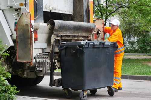 Clean and organized waste disposal area in Gipsy Hill